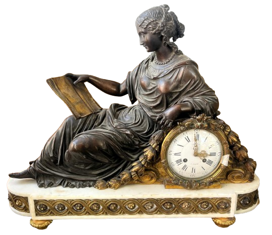 achat-horloge-napoleon-3-bronze